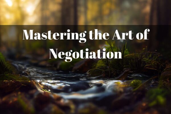 Mastering the Art of Negotiation